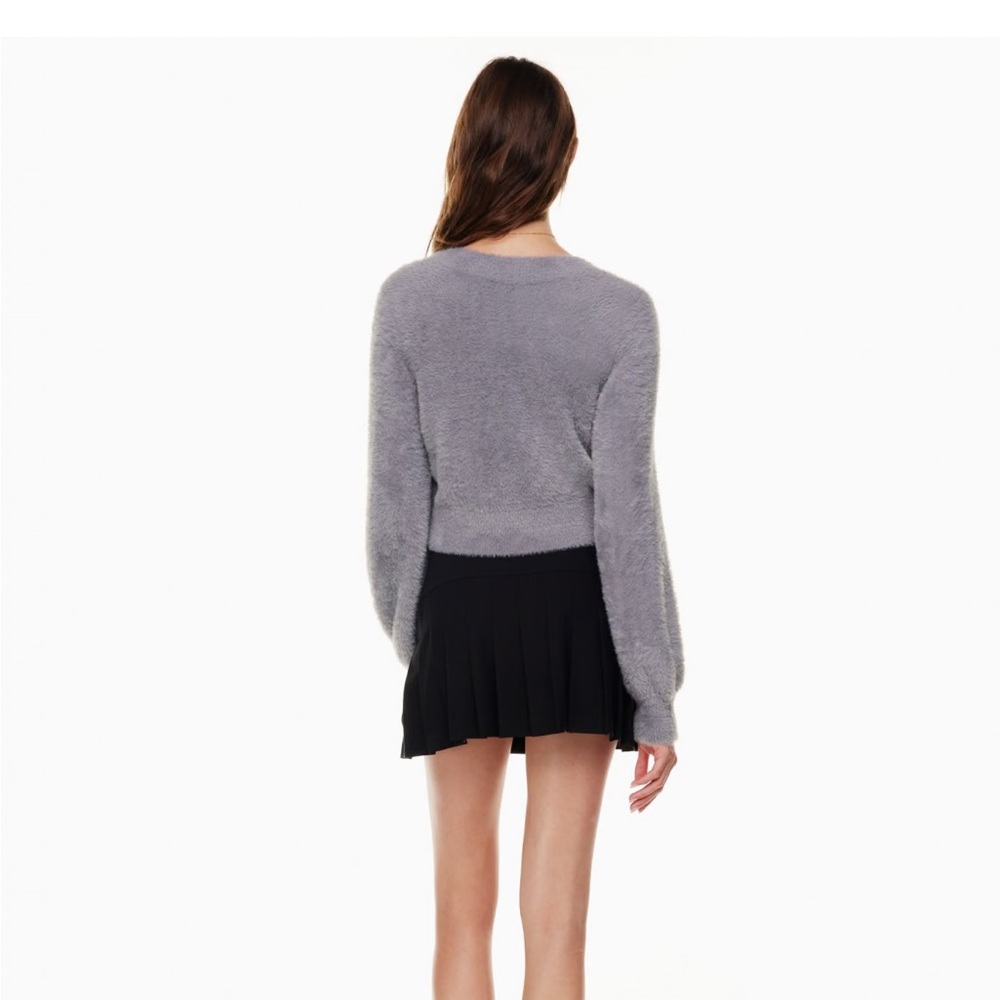 Aritzia Blue Fuzzy Sweater - Picture 3 of 8